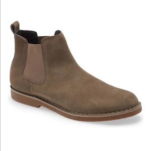 MEN Suede Tan Chelsea Boot